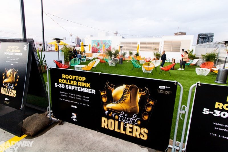 Broadway launches Sydney’s first rooftop roller skating rink Shopping