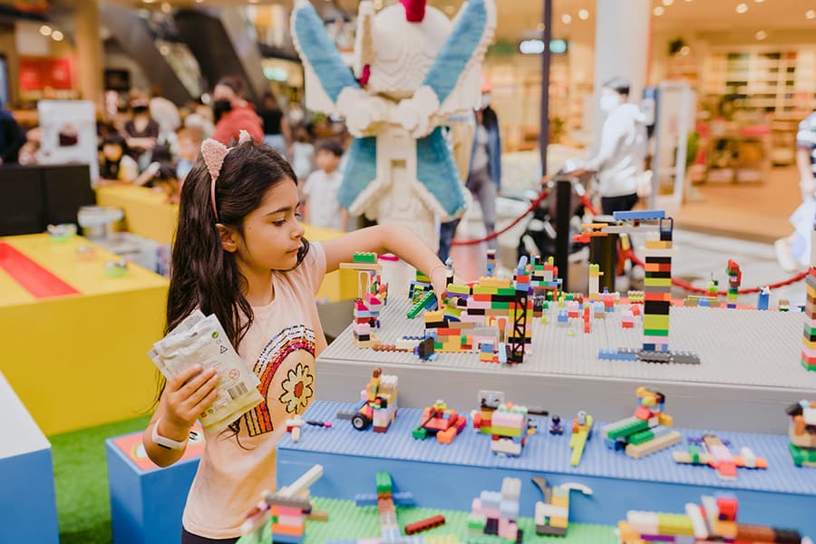 Lego shop play area